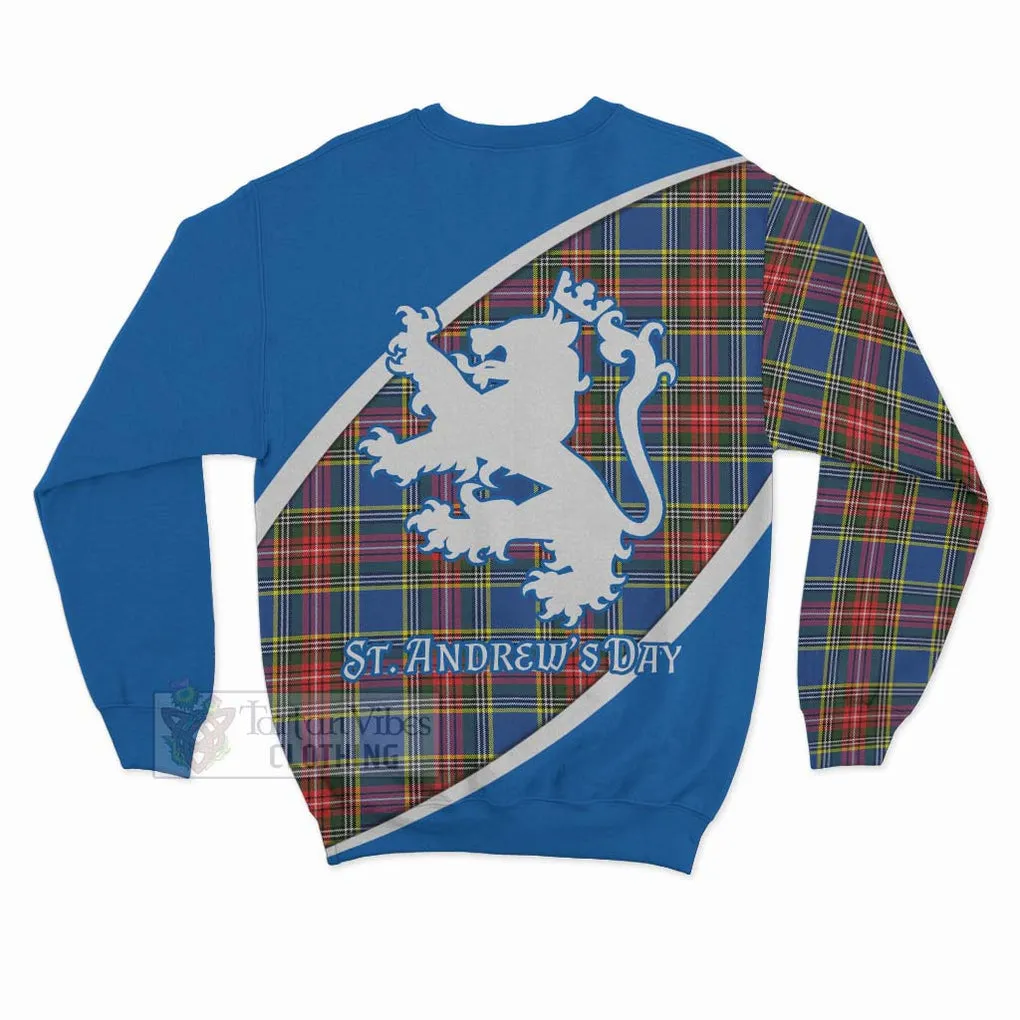 Bethune Family Crest Tartan Sweatshirt Celebrate Saint Andrew's Day in Style