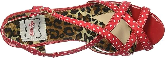 Bettie Page Grace Slingback Sandals