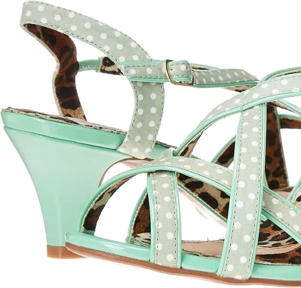 Bettie Page Grace Slingback Sandals