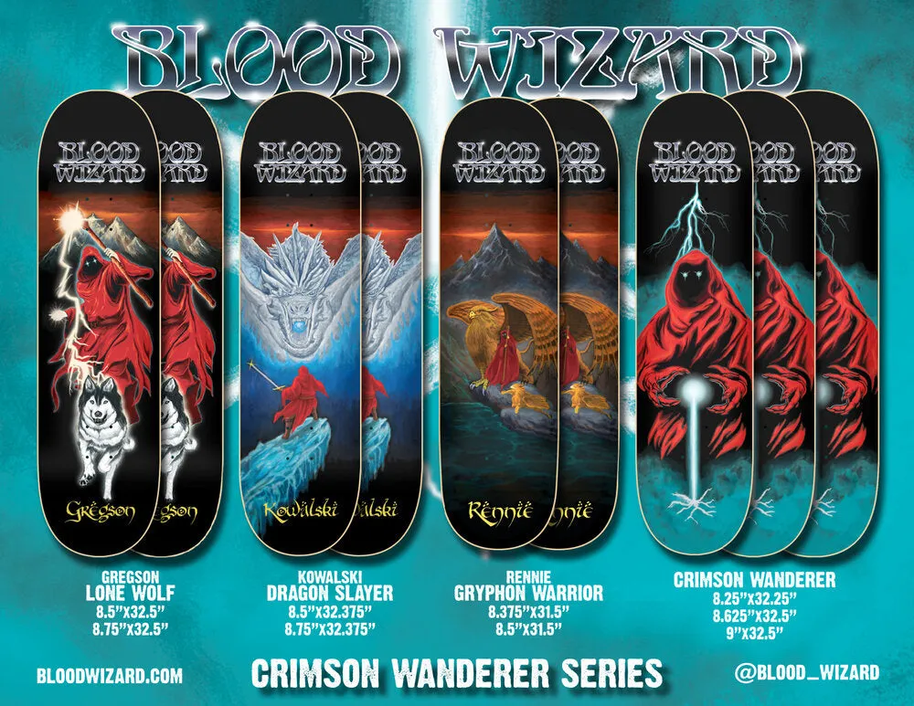 BLOOD WIZARD DECK - GRYPHON WARRIOR RENNIE (8.5")