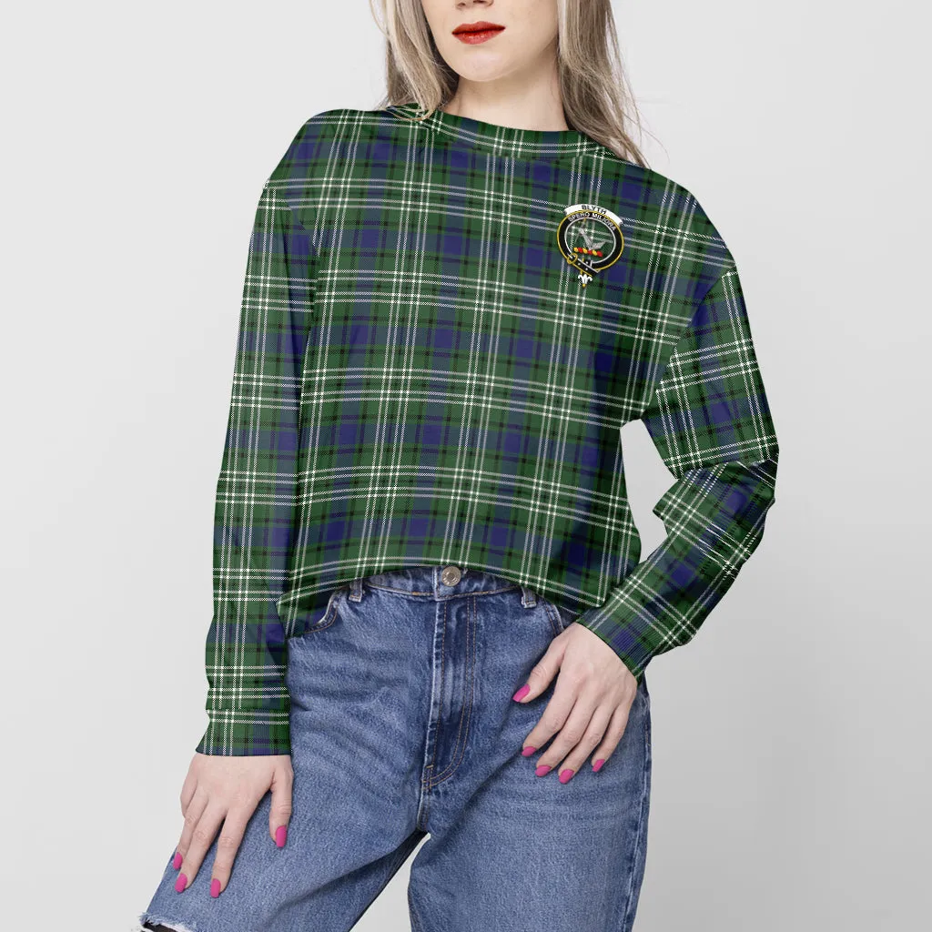 Blyth Tartan Sweatshirt with Family Crest