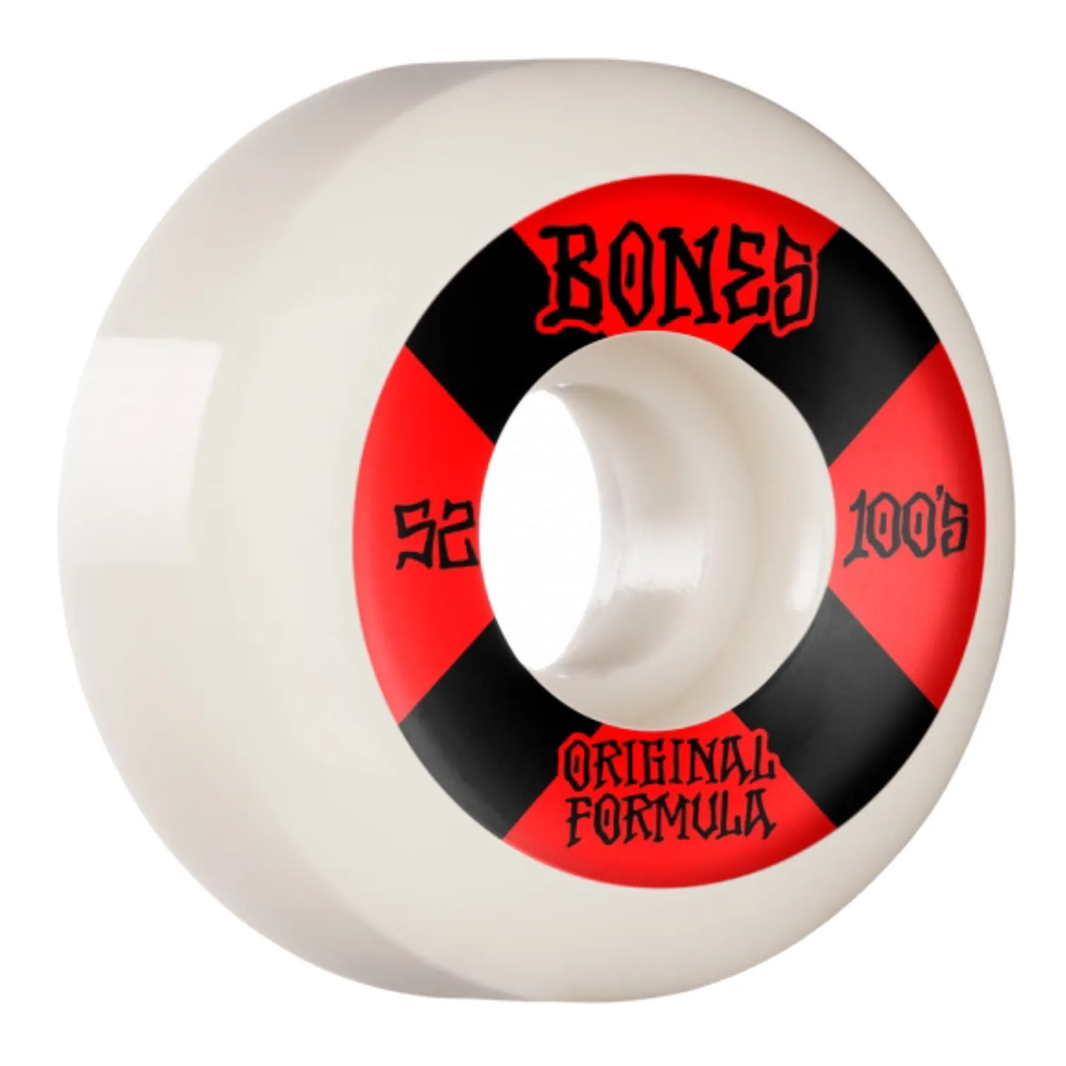 BONES WHEELS OG Formula Skateboard Wheels 100 #4 52mm V5 Sidecut