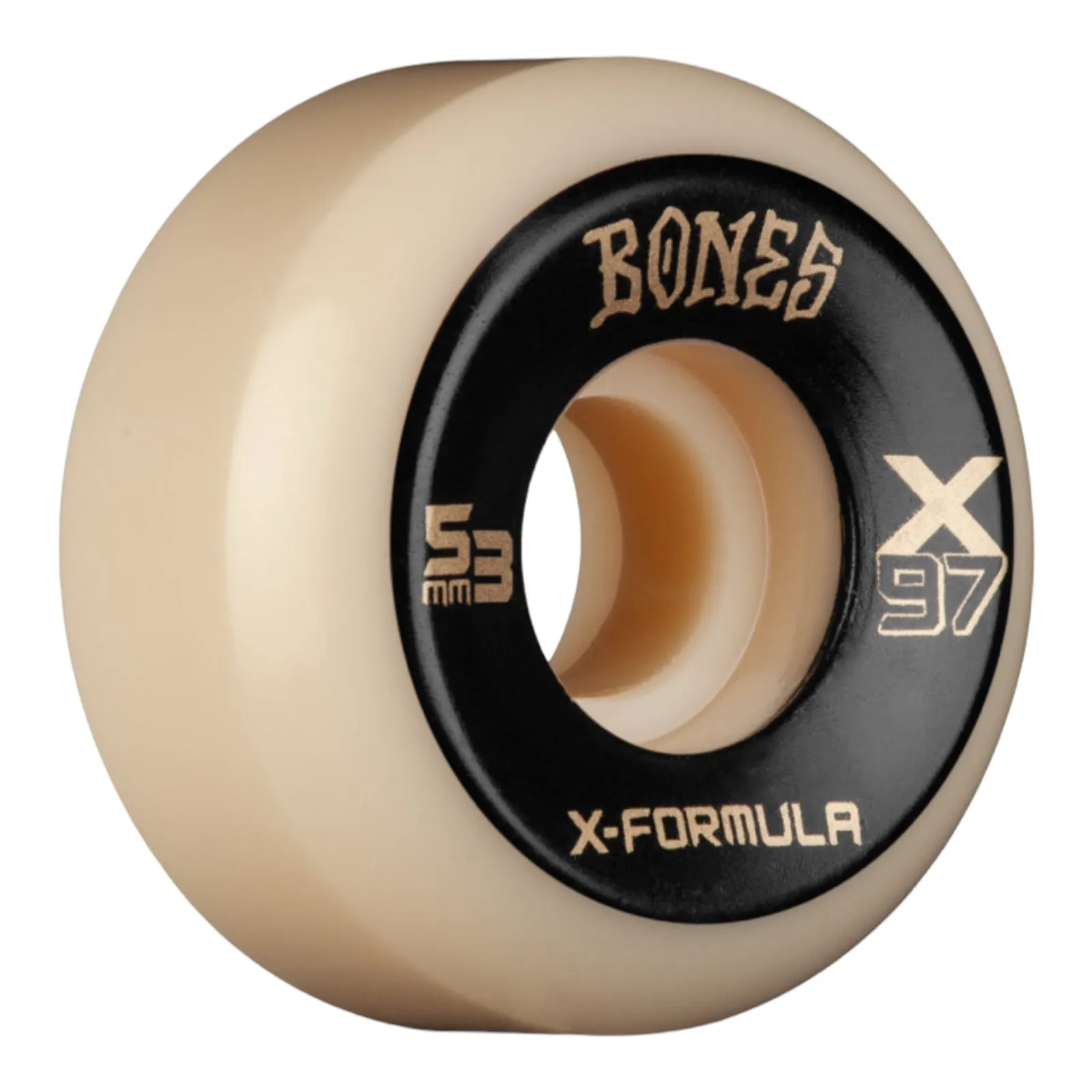 BONES WHEELS X-Formula Skateboard Wheels X-Ninety-Seven 53mm V5 Sidecut 97A 4pk