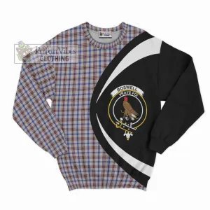 Boswell Tartan Sweatshirt with Family Crest Circle Style