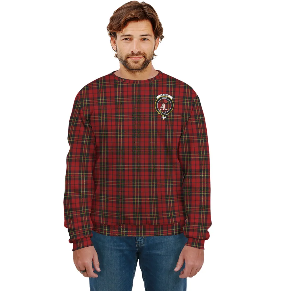 Brodie Tartan Sweatshirt with Family Crest