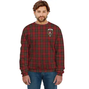 Brodie Tartan Sweatshirt with Family Crest