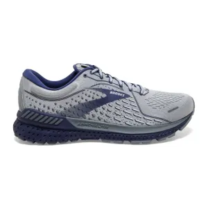 'Brooks' Men's Adrenaline GTS 21 - Grey / Tradewinds / Deep Cobalt