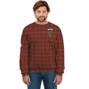 Bruce Tartan Sweatshirt with Family Crest