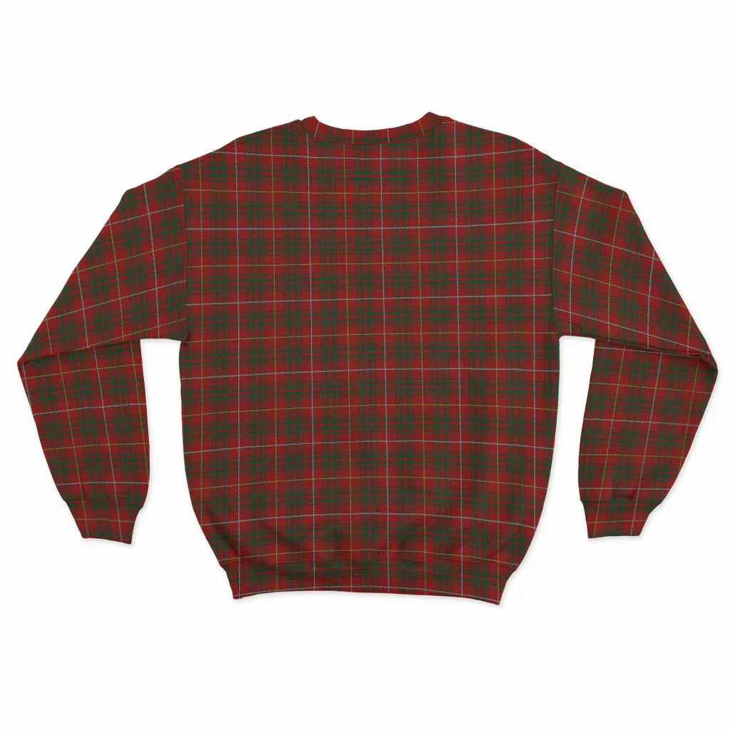 Bruce Tartan Sweatshirt with Family Crest