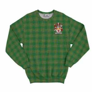 Bryne Irish Clan Tartan Sweatshirt with Coat of Arms