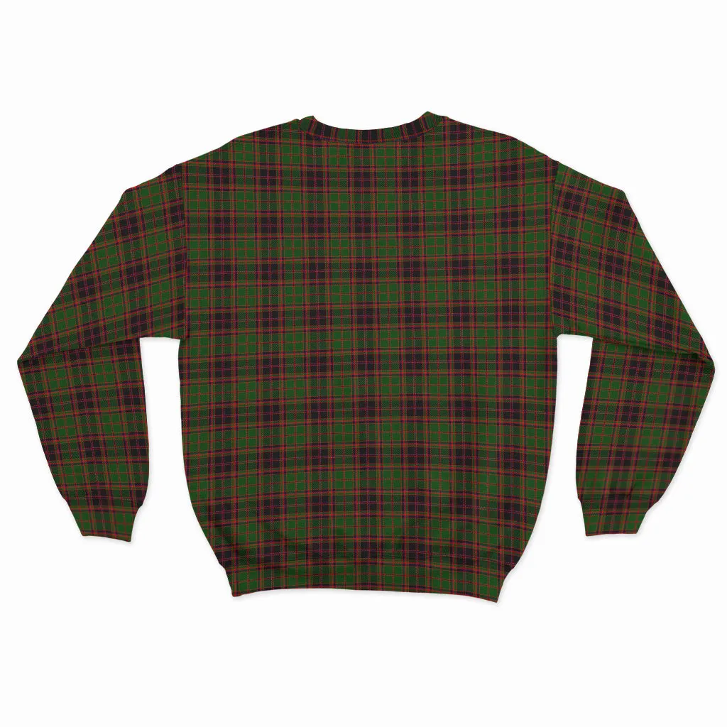 Buchan Tartan Sweatshirt with Family Crest