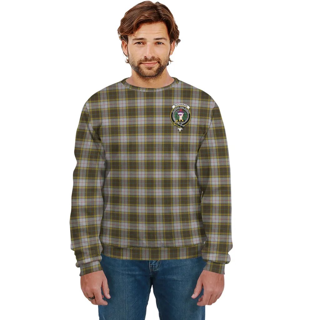 Buchanan Dress Tartan Sweatshirt with Family Crest