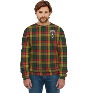 Buchanan Tartan Sweatshirt with Family Crest