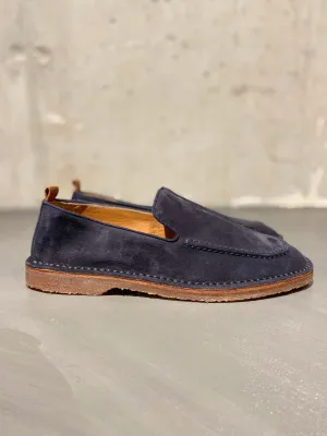 BUTTERO ARGENTARIO LOAFER SUEDE DARK BLUE