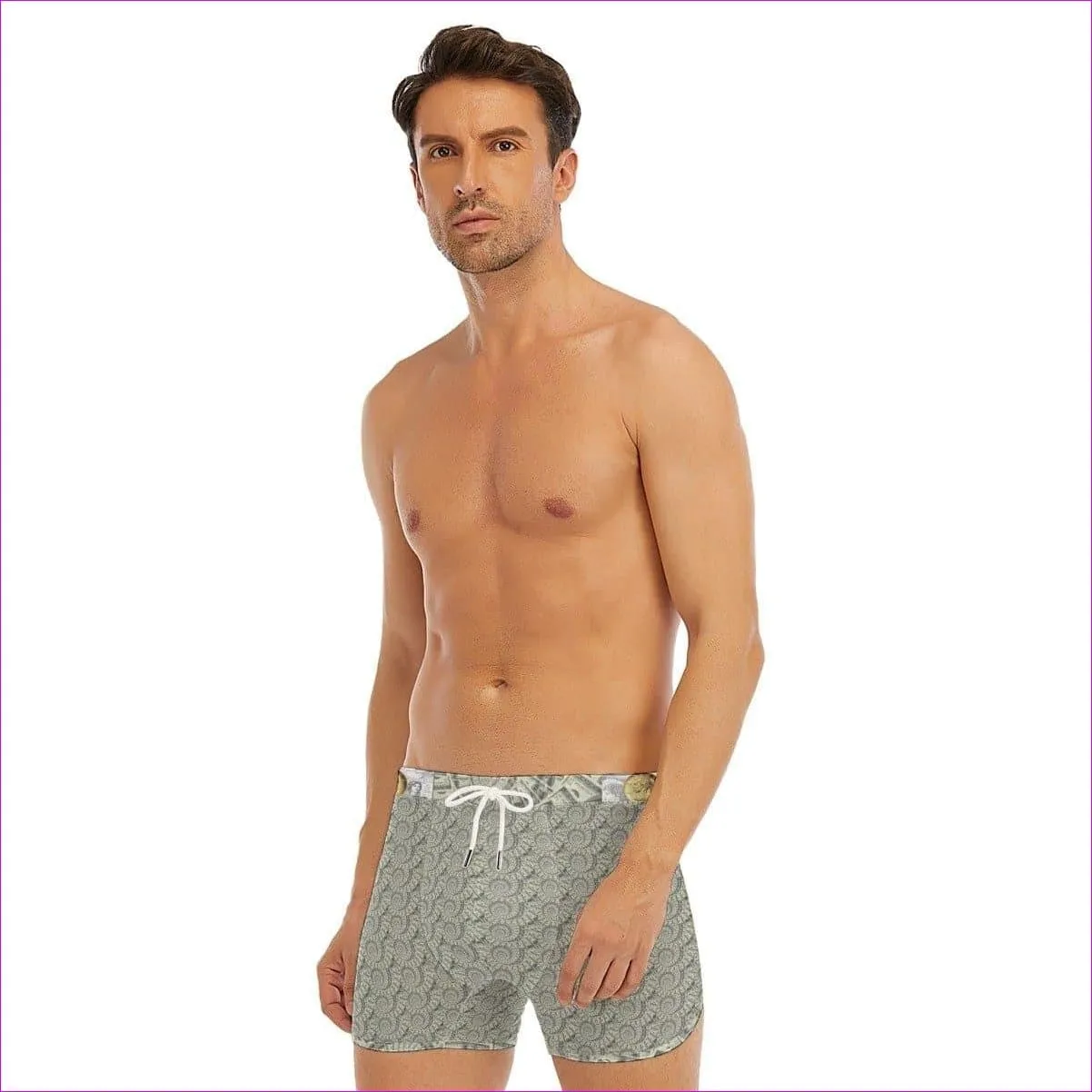 Cash Men's Boxer Briefs With Waist Elastic Band