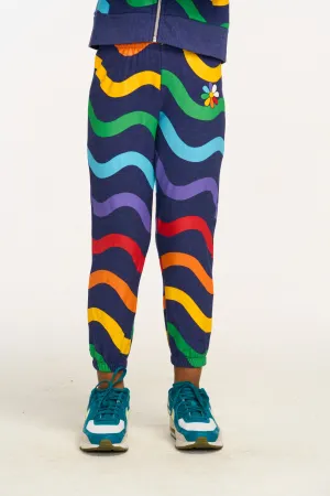 Chaser Wavy Rainbow Slouchy Pant