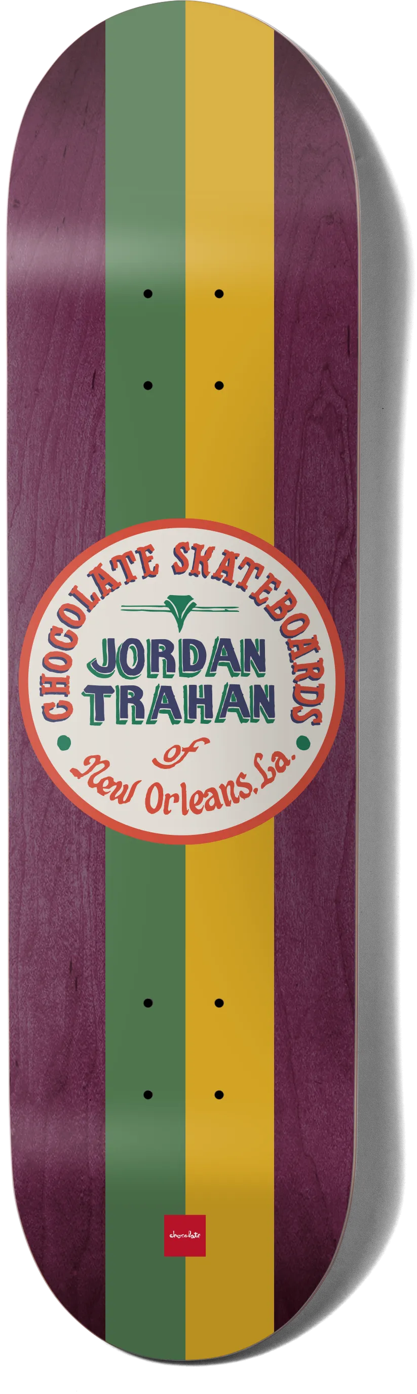 Chocolate Deck Nola Drum Head One Off Jordan Trahan 8.25"