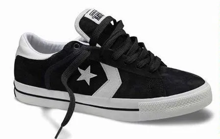 Converse Shoes Pro Leather - Black Suede