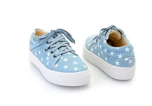 Corkys Pina Colada Platform Sneakers - Denim Stars