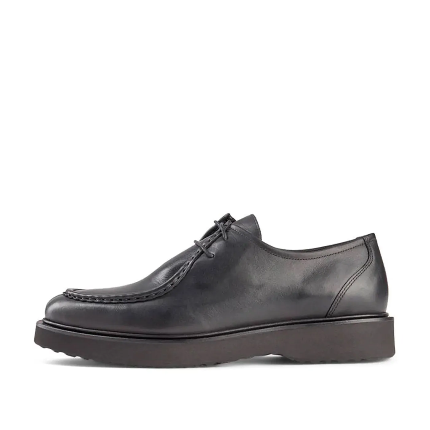 Cosmos apron shoe leather - BLACK