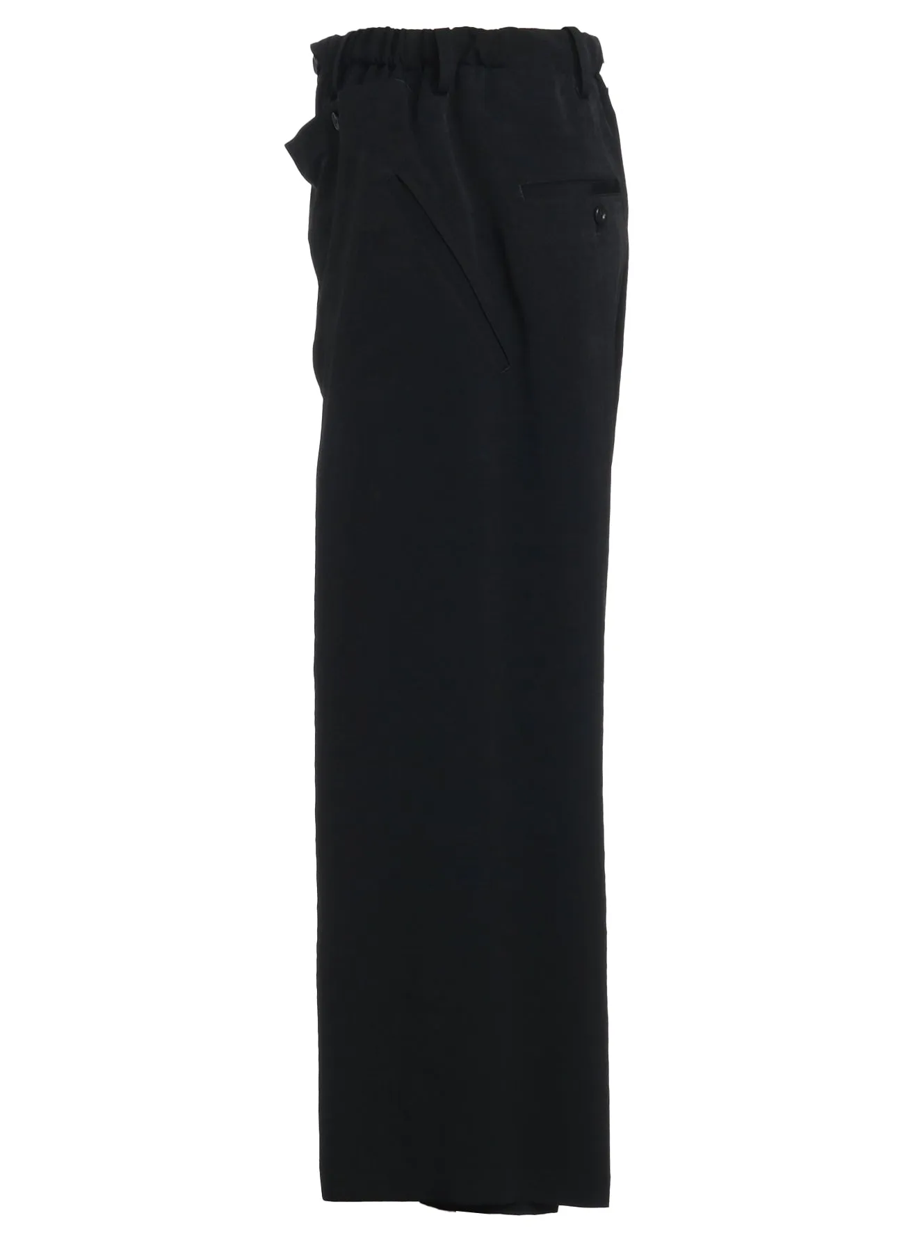 CREPE DE CHINE WRAP PANTS