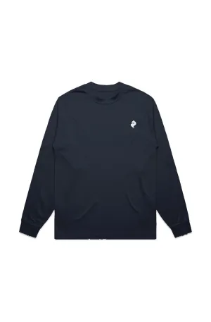 DF - Men's Midnight Blue Heavy L/S Tee