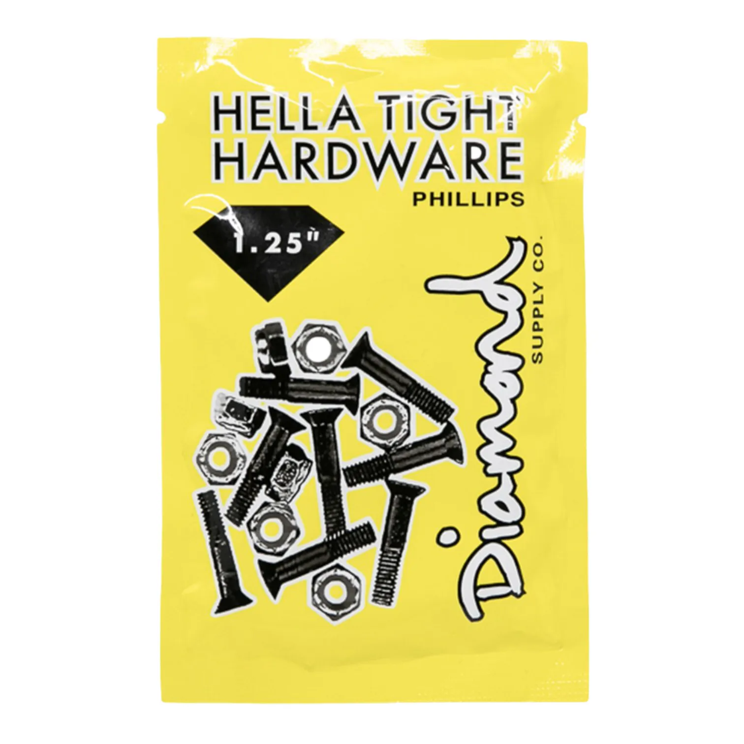 DIAMOND SUPPLY CO. HELLA TIGHT PHILLIPS HARDWARE - 1.25" SILVER