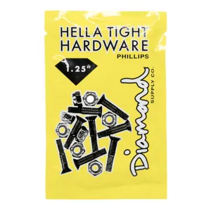 DIAMOND SUPPLY CO. HELLA TIGHT PHILLIPS HARDWARE - 1.25" SILVER