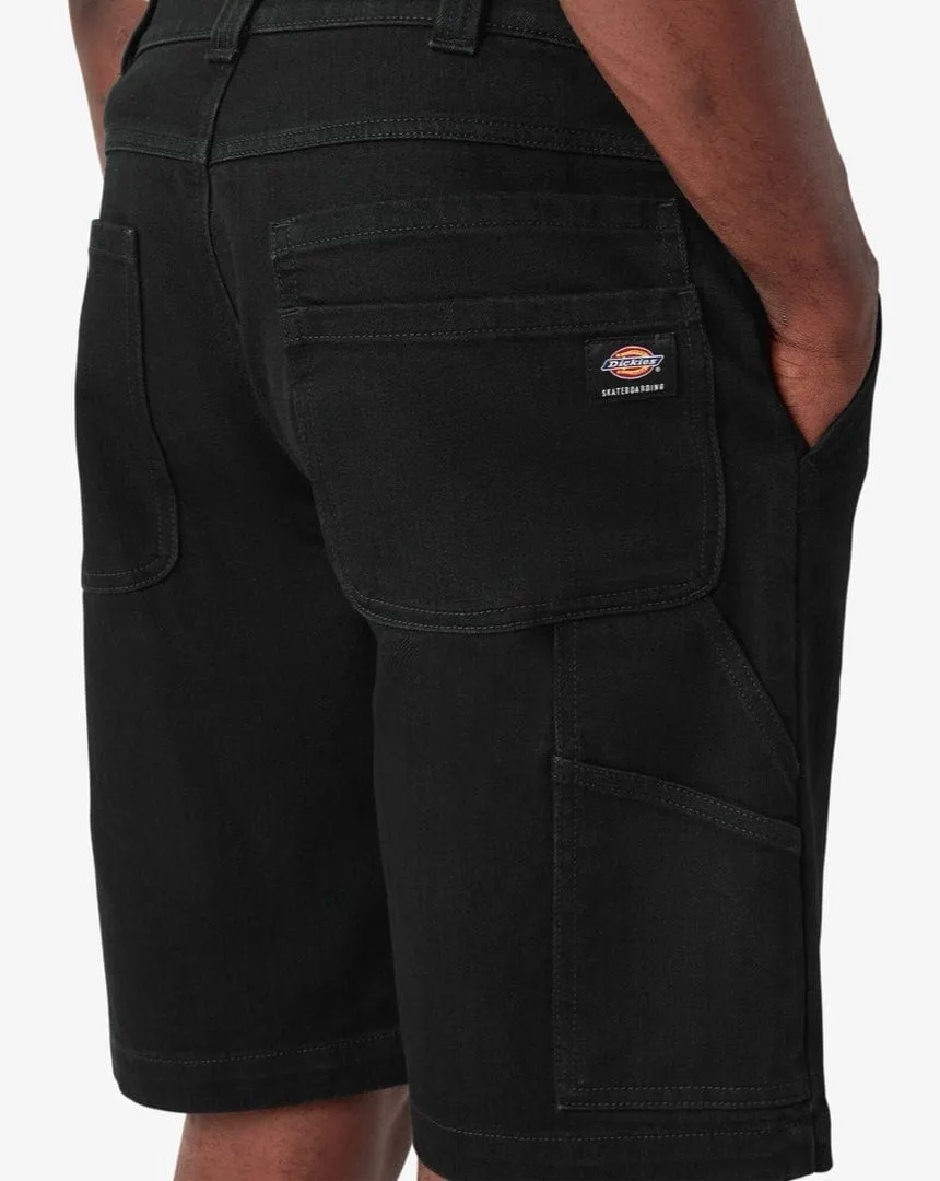 Dickies Skateboarding Denim Carpenter Shorts - Black