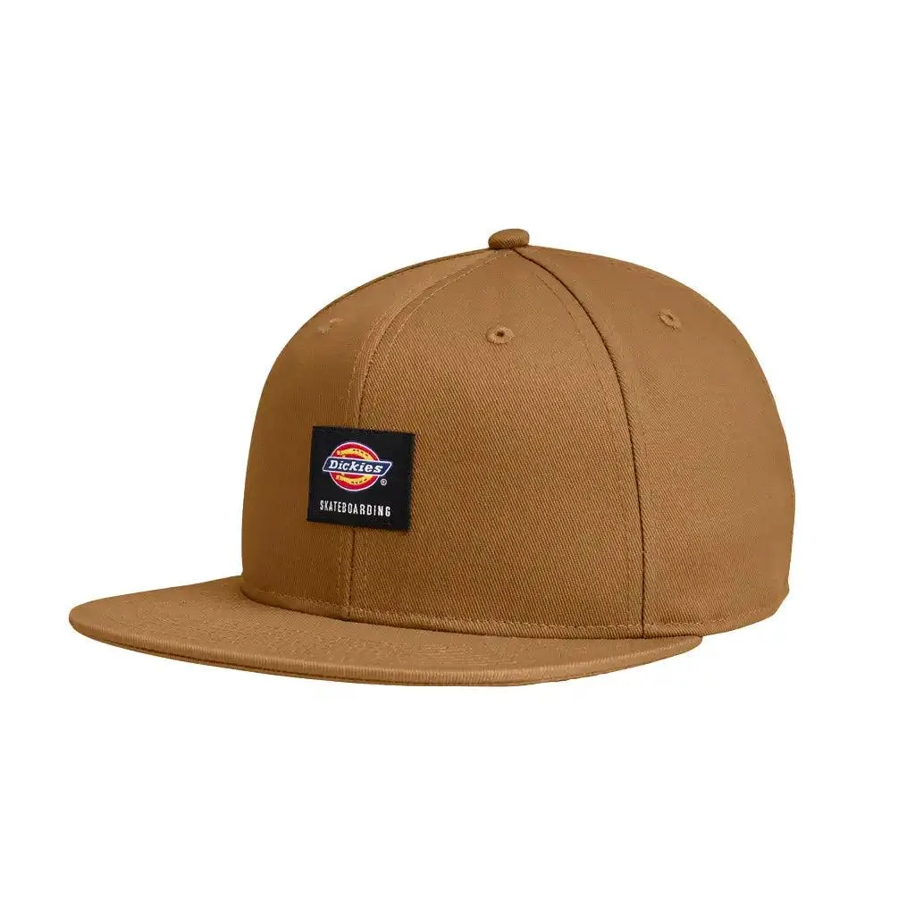 Dickies Skateboarding Flatbill Hat - Brown Duck