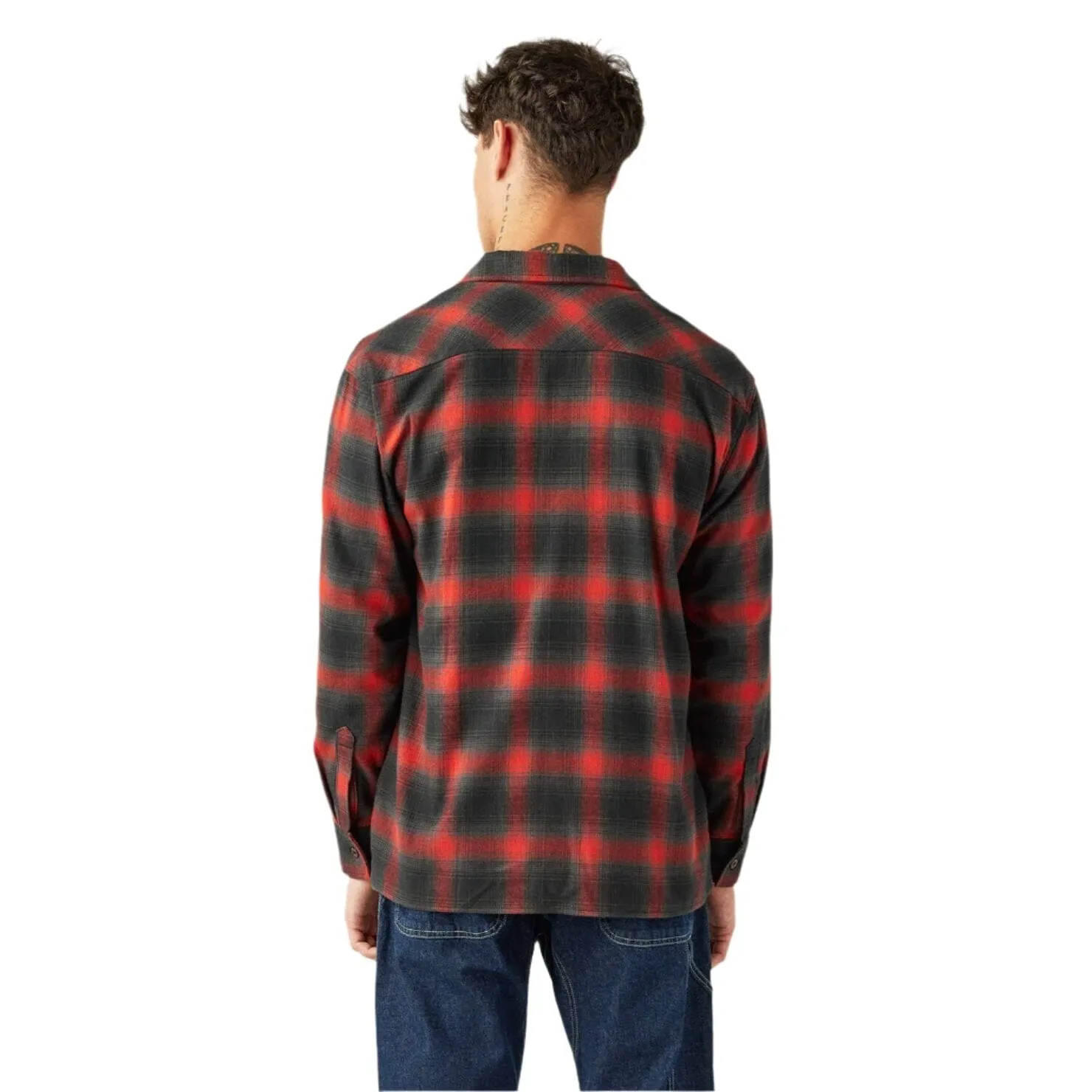 DICKIES X Spitfire Flannel Shirt Red Ochre