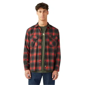 DICKIES X Spitfire Flannel Shirt Red Ochre