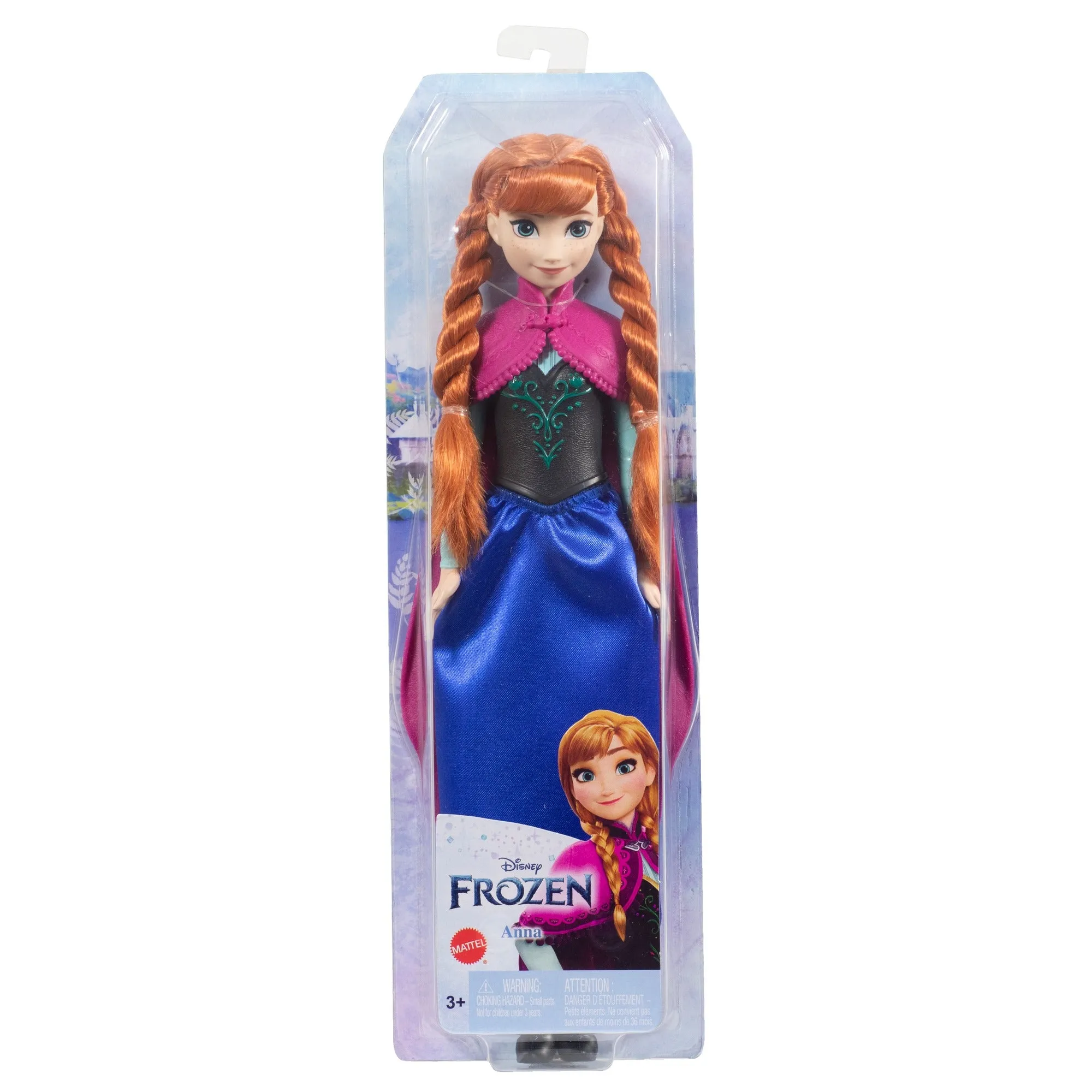 Disney Frozen Anna Fashion Doll with Signature Clothing and Accessories Inspired by Disney’s Frozen for Kids Ages 3 