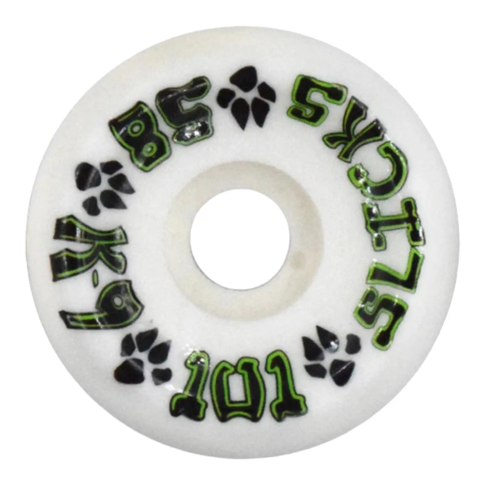 DogTown K-9 Slicks Wheels - 58mm x 101a - White - 58mm x 101a