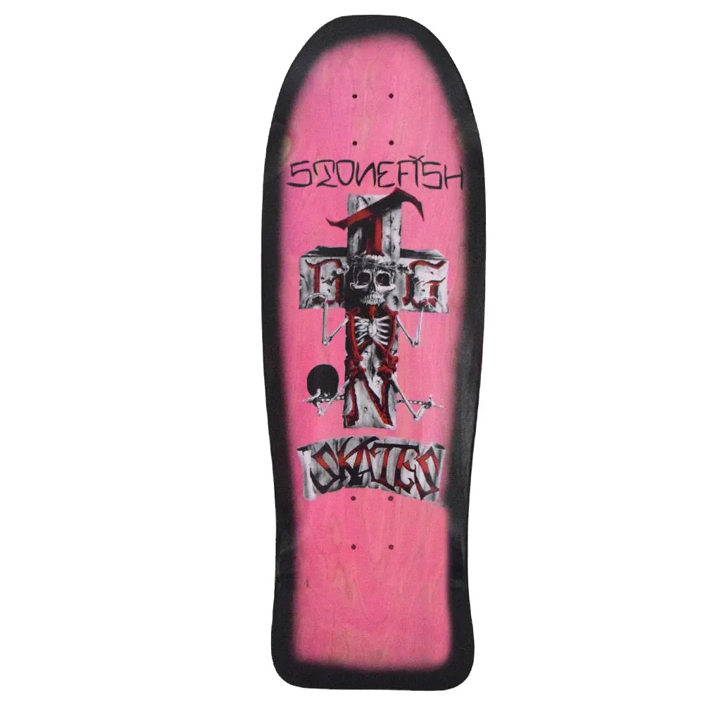 Dogtown Stonefish 80s Reissue Deck - 10.125" Pink/Black Fade