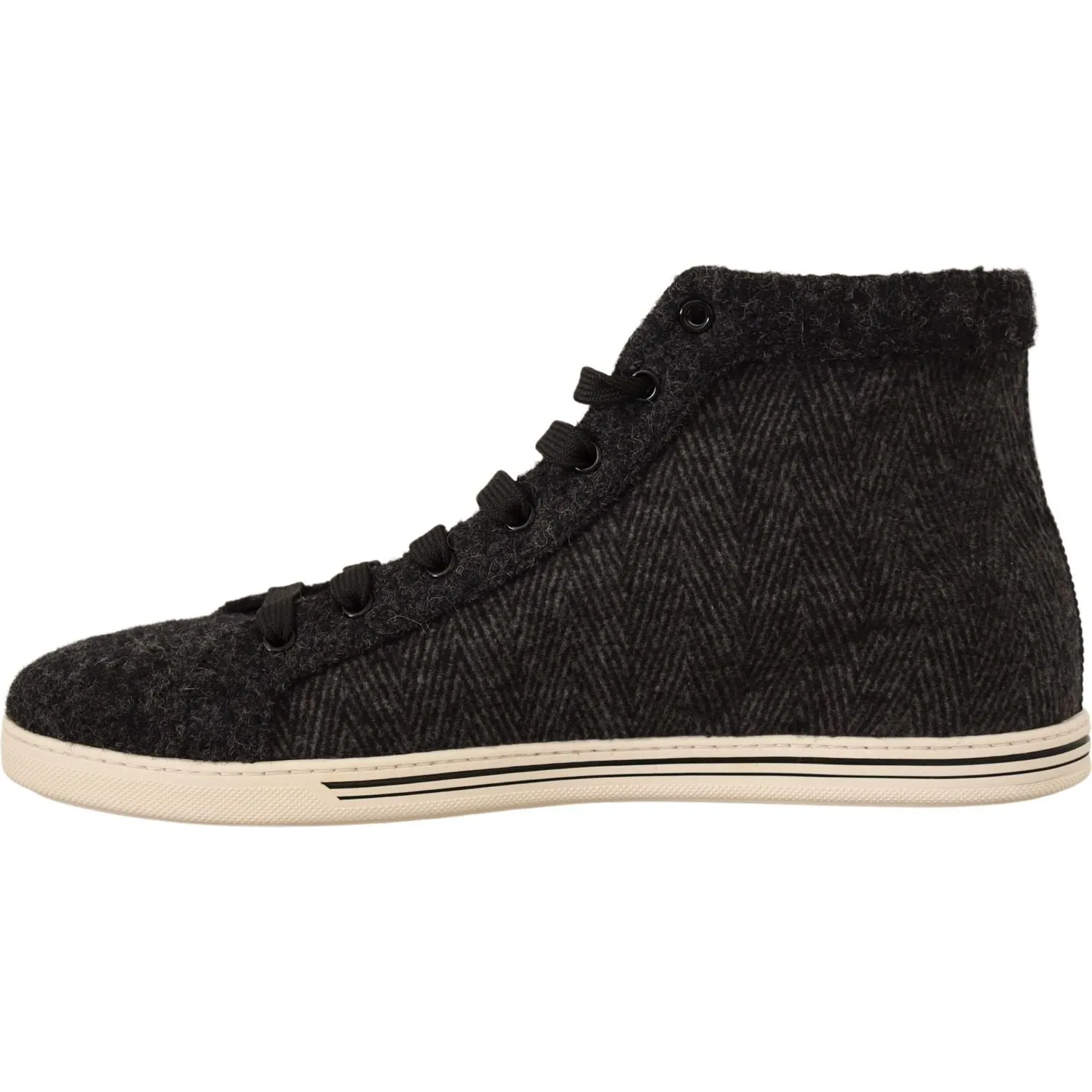 Dolce & Gabbana Elegant High Top Cotton/Wool Sneakers