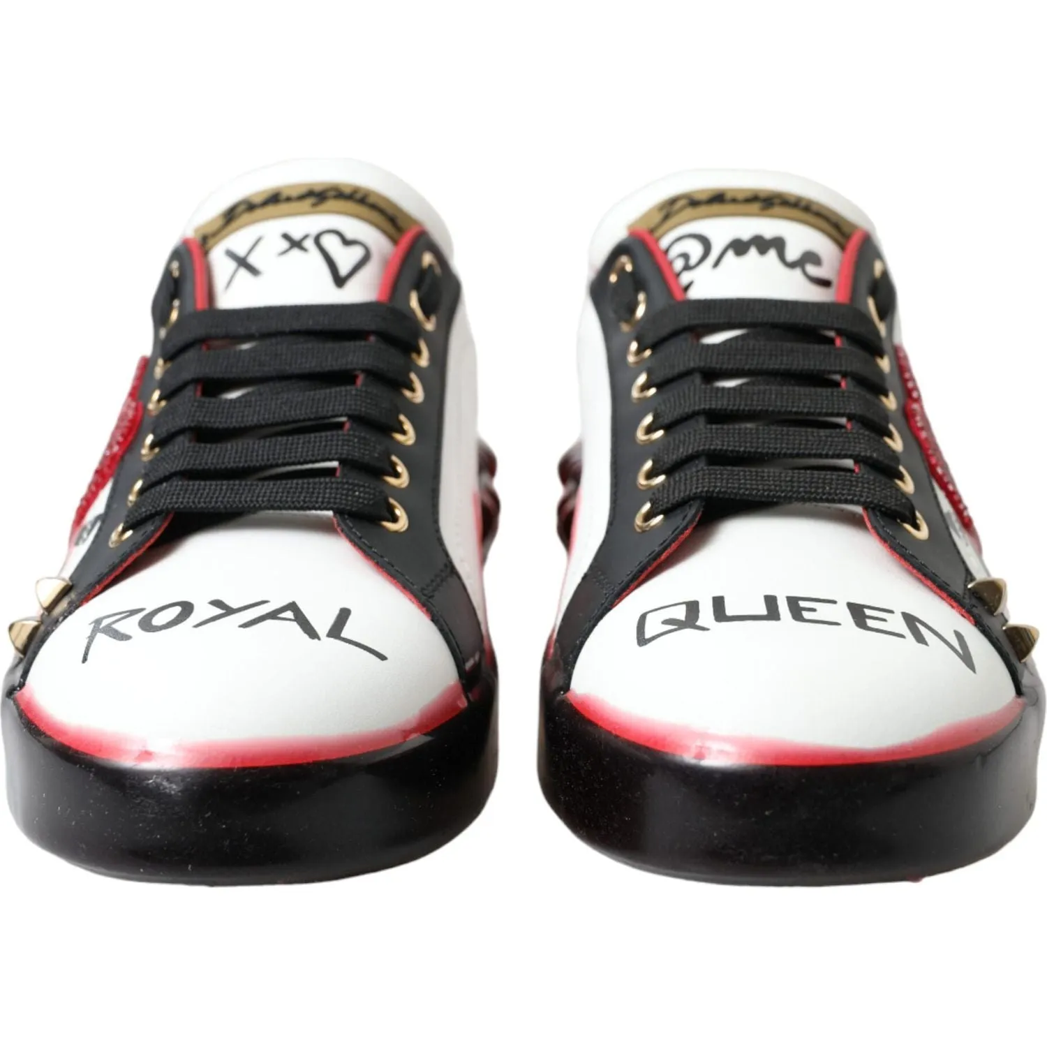 Dolce & Gabbana Elegant Portofino Crystal Sneakers