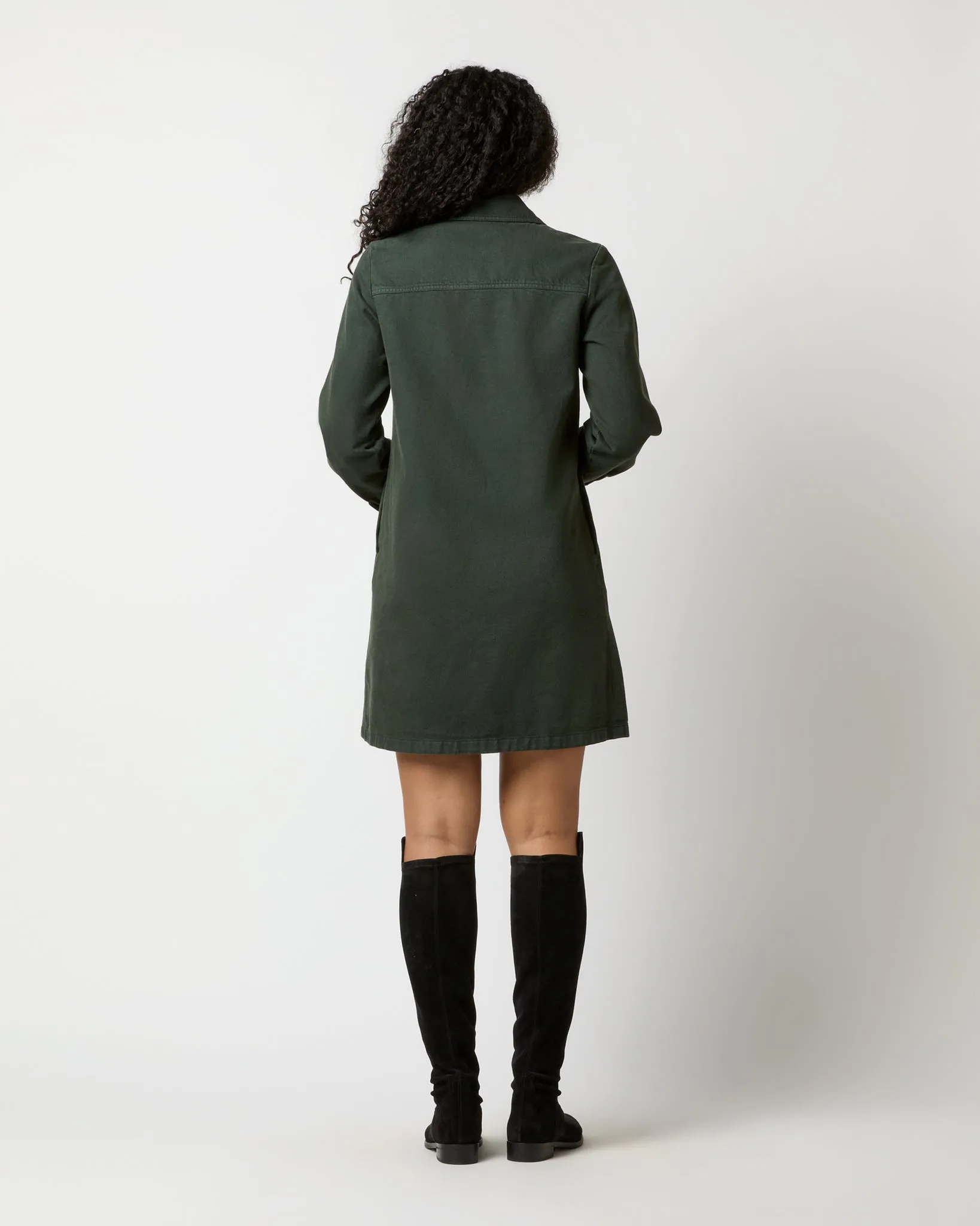 Felicity Dress in Dark Green