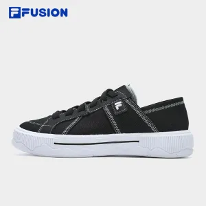 FILA FUSION POP III SE FUSION SKATEBOARDING Women's Lifestyle Sneakers (Black / White / Yellow Shoes)