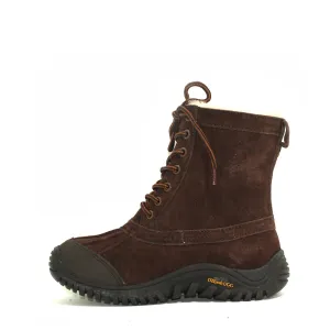 Finest Leather Sheepskin Boot - Chocolate