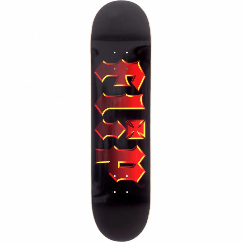 Flip Inferno 8.0" Black Skateboard Deck