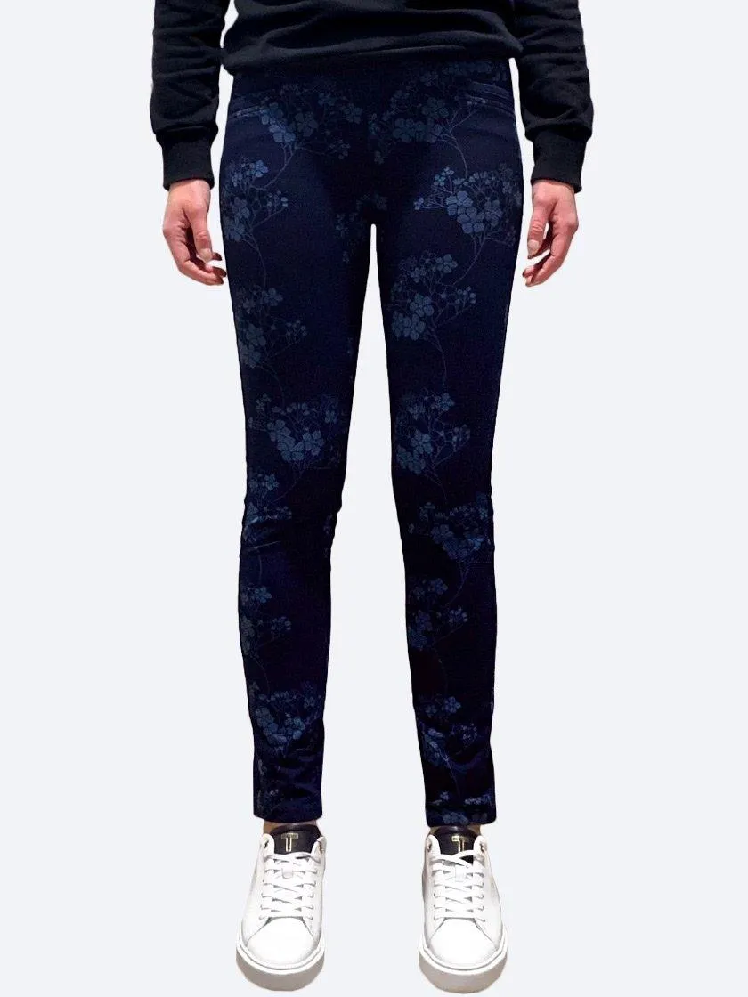 GABRIELLA FRATTINI BLOSSOM PRINT LUSTRE PANT