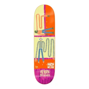 Heroin Skateboards Aaron Wilson Papillon Deck 8.25”