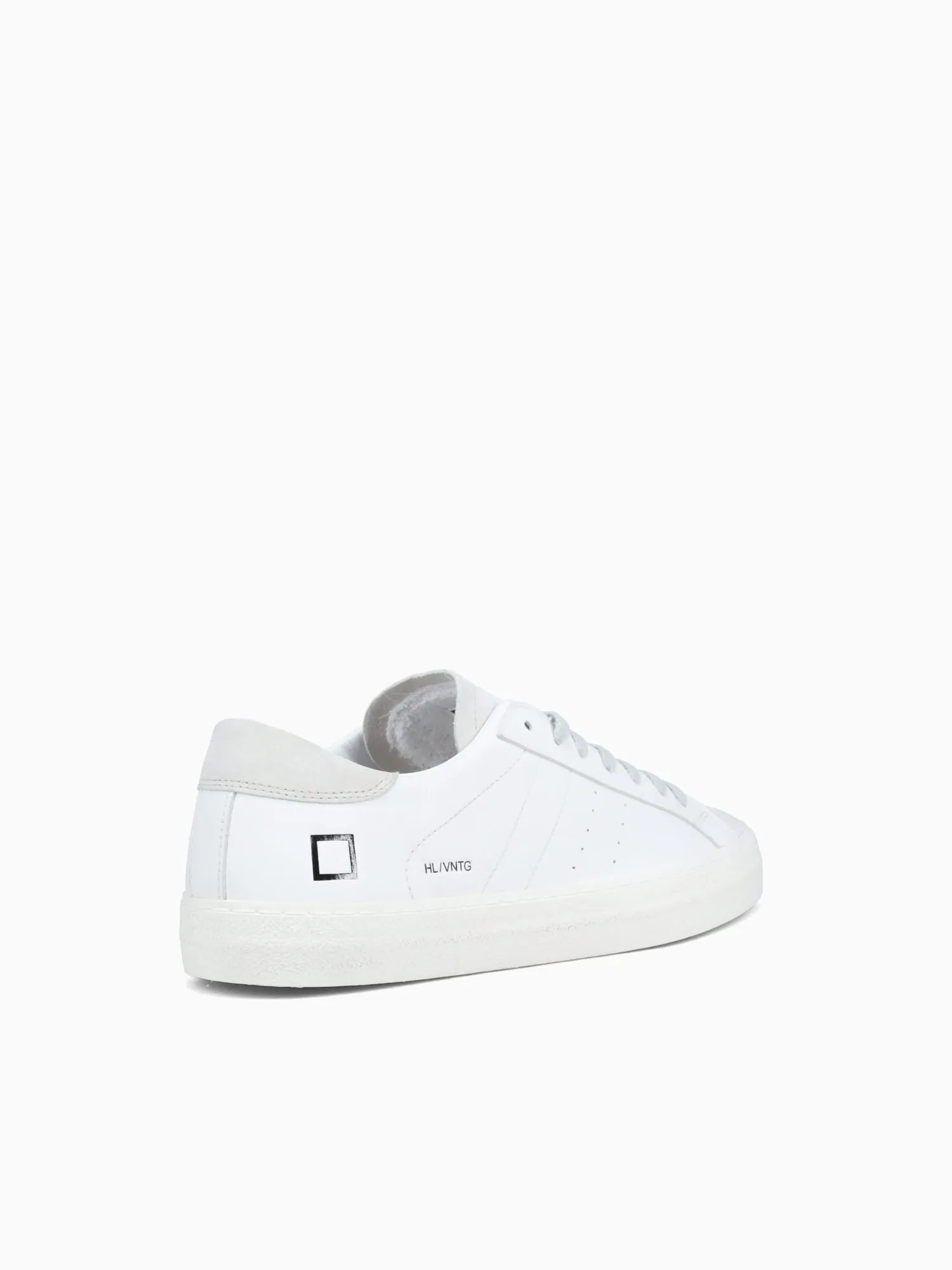 Hill Low White Leather