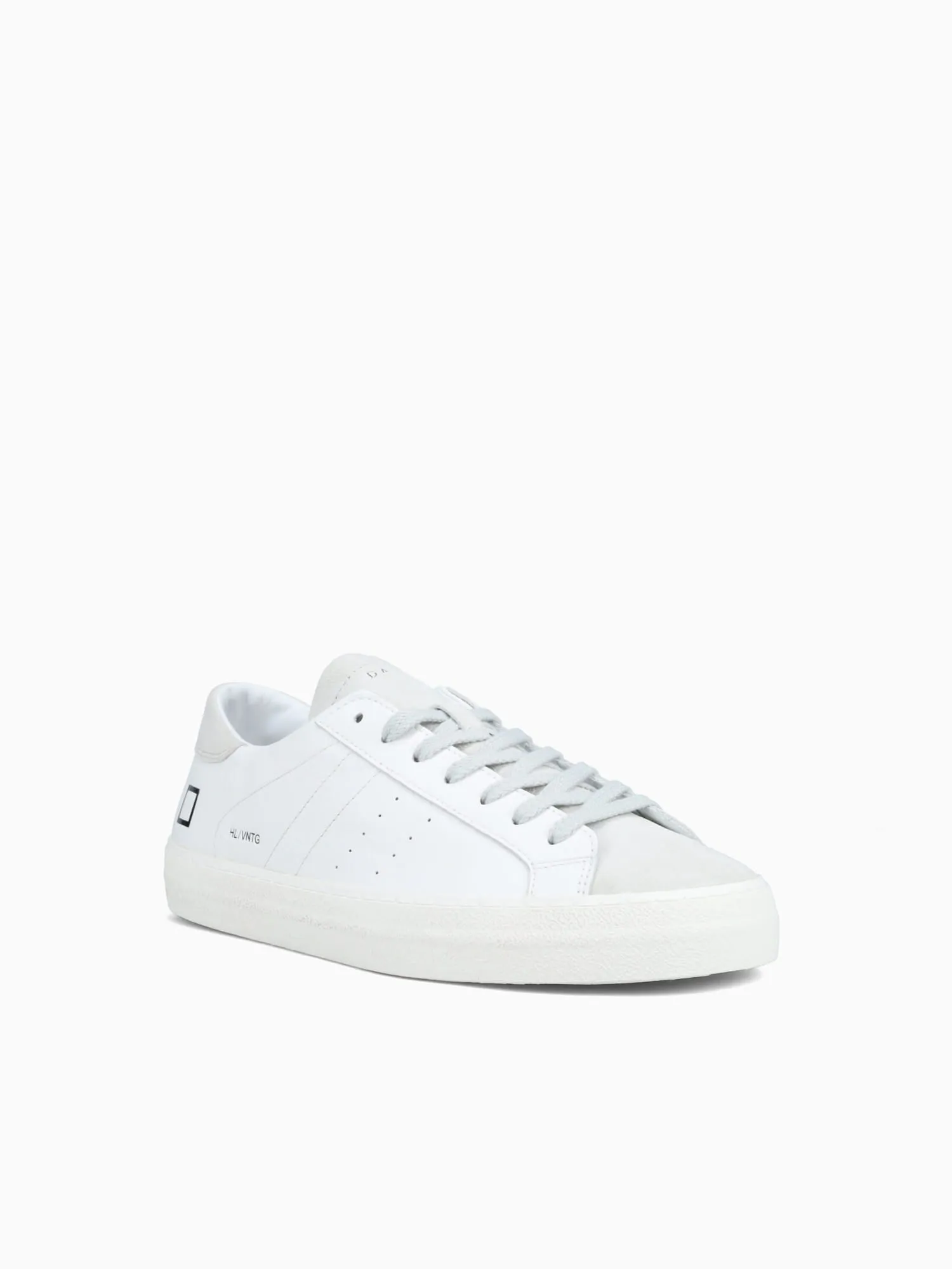 Hill Low White Leather