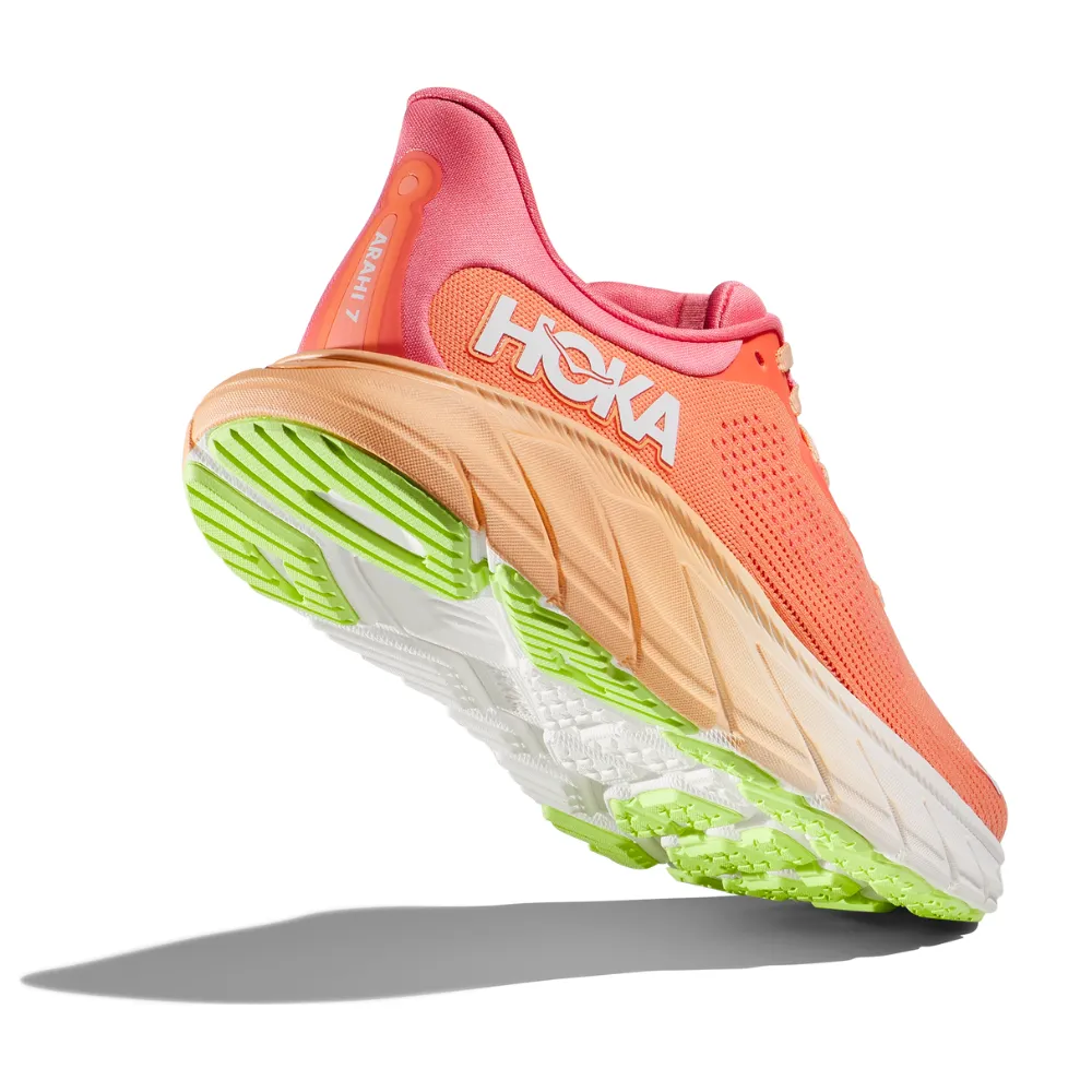 Hoka Arahi 7 Papaya/Coral Running Shoe (Women's)