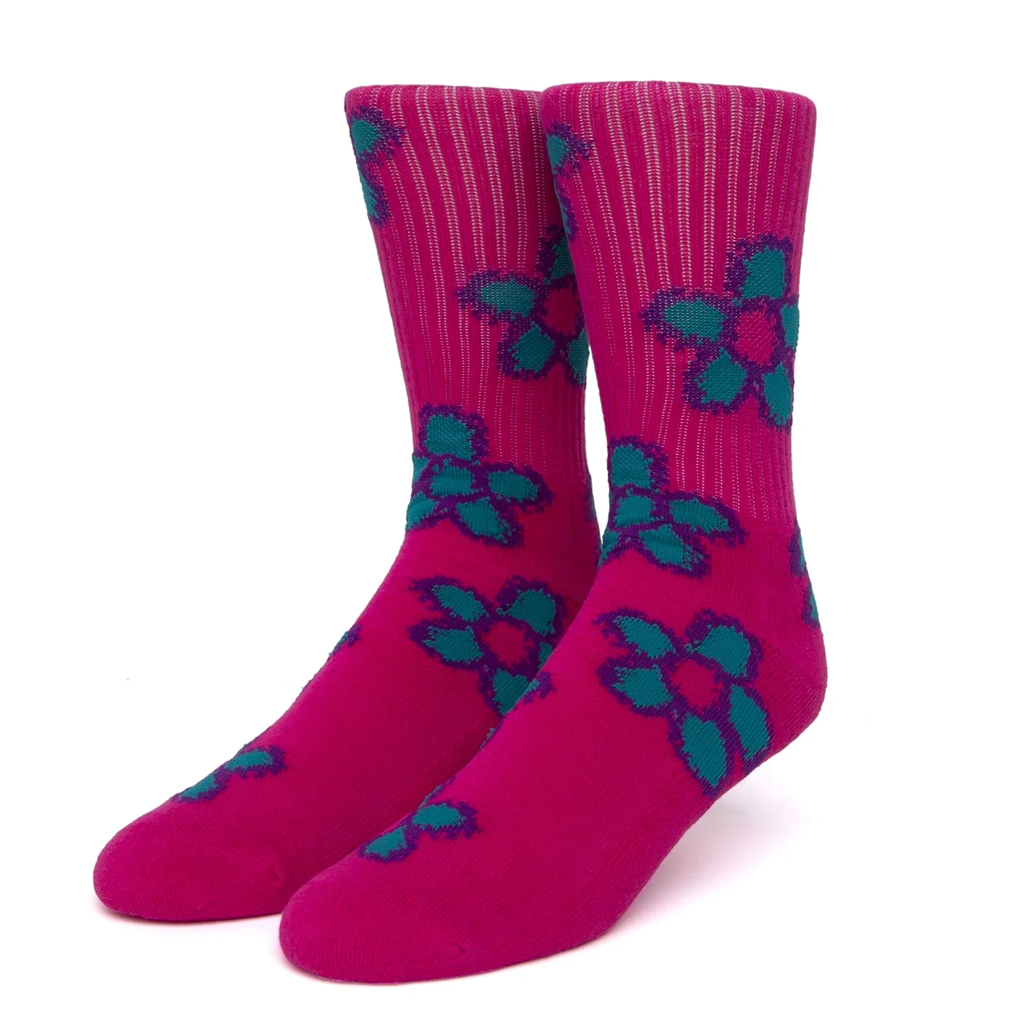 HUF Pushing Daisies Sock (Pink)