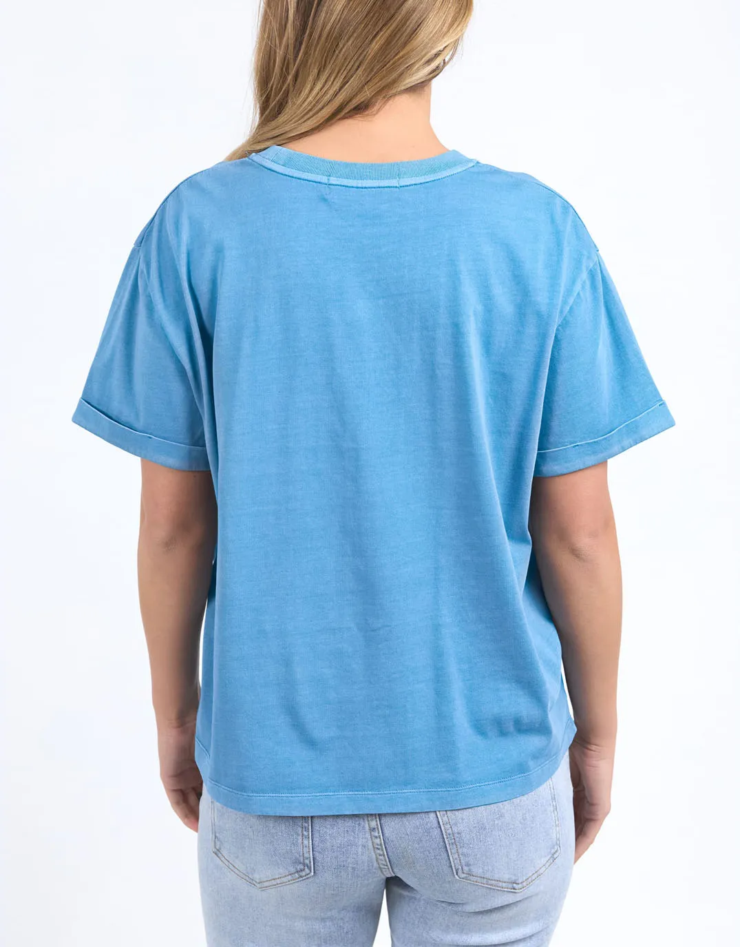 Huntleigh Oversized Tee - Azure Blue