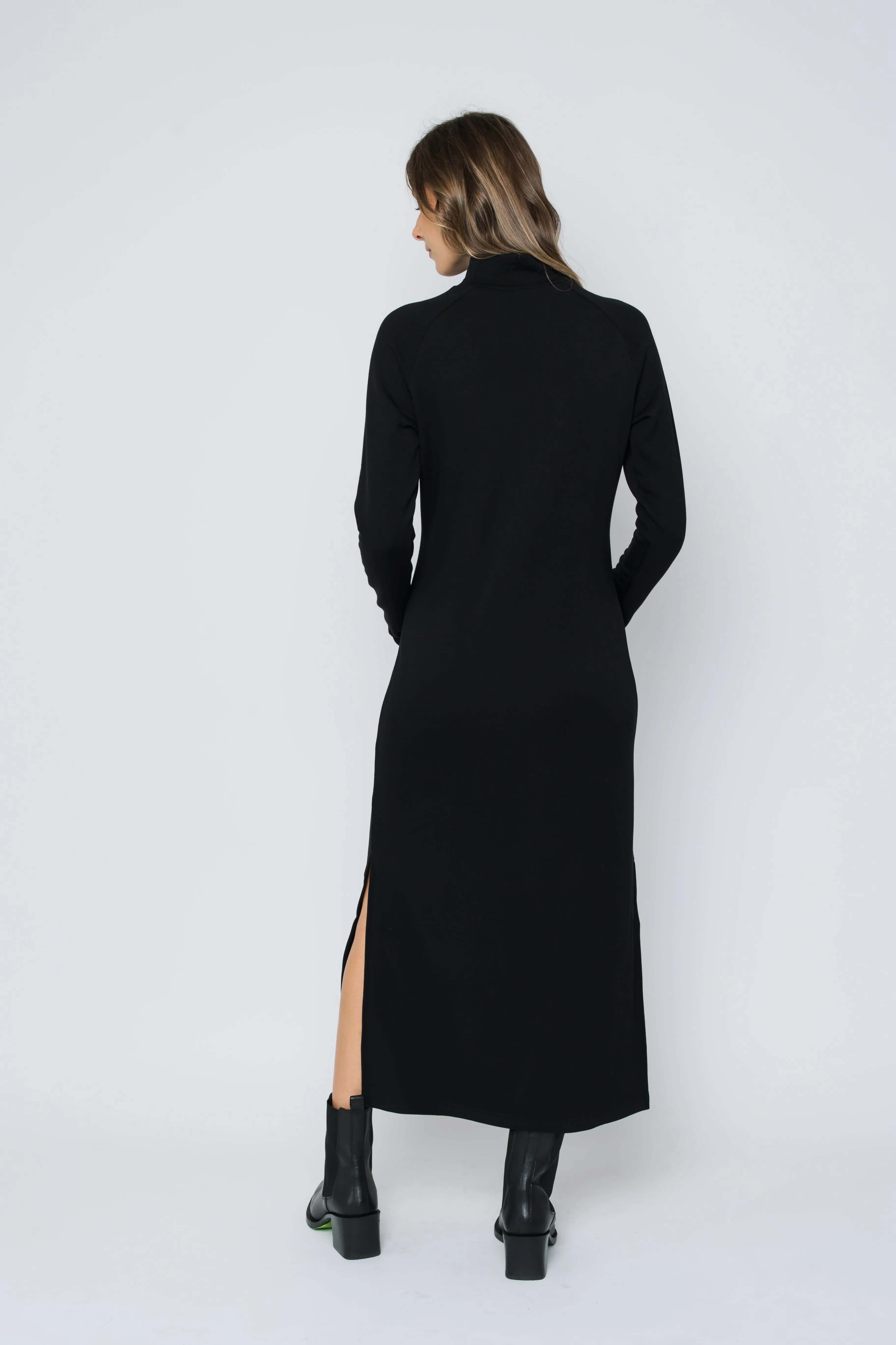 Ivy-Luxe Fleece Maxi Dress