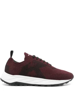 Kiton Sneakers Bordeaux